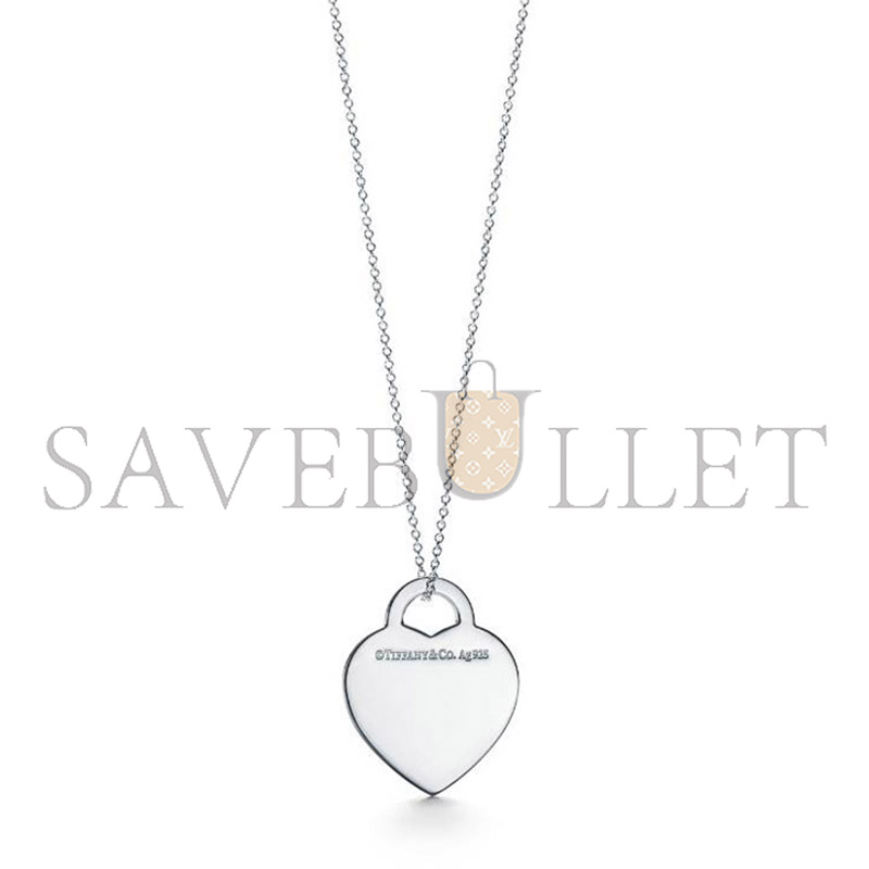 TIFFANY BORDER HEART TAG PENDANT 63477966